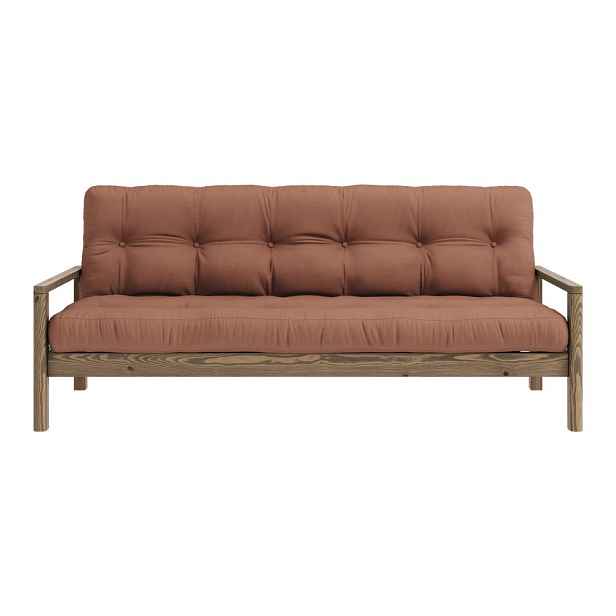 Oranžovo-hnědá rozkládací pohovka 205 cm Knob – Karup Design