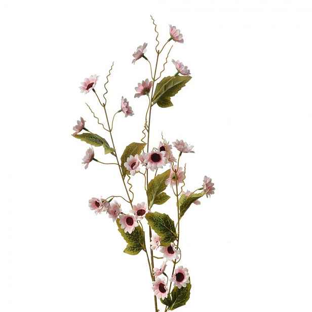 Dekorace umělá květina s růžovými květy - 25*6*107 cm Clayre & Eef