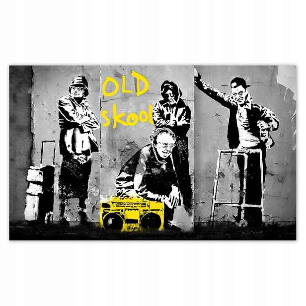 Fototapety 416x254 Banksy Old school