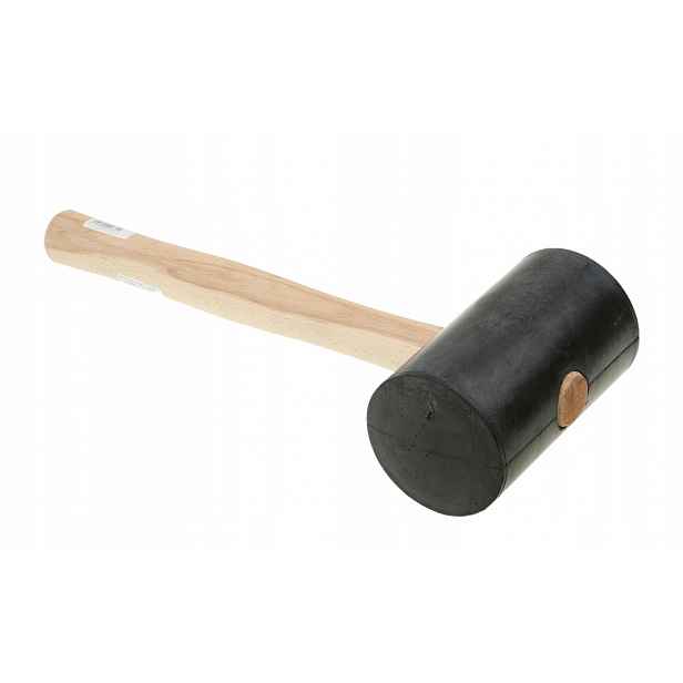 Gumové Kladivo Těžké 3 kg 115 mm Festa Brukařské Kladivo 61 cm Na Dlažbu
