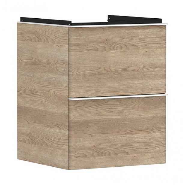 Skříňka pod umyvadlo bez umyvadla Hansgrohe Xelu Q 48x62,5x47,5 cm přírodní dub 54021700