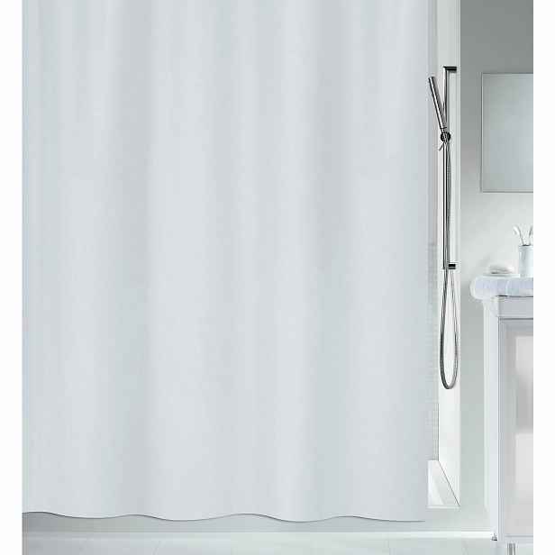 Spirella sprchový závěs Maya, bílý, 240 x 200 cm, polyester