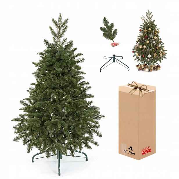 Umělý vánoční stromeček Nobiles z jedle 100% Pe 130 cm silikonový jako živý stojan