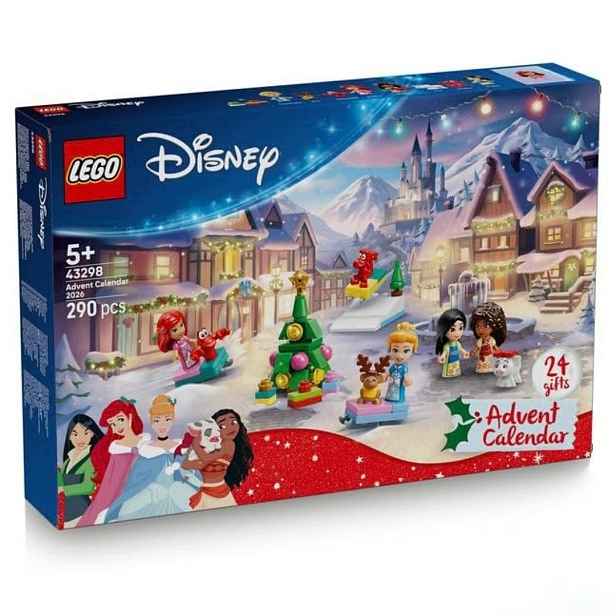 Adventní Kalendář 2026 Kostky Princezny 290 Dílků Figurky Pro Děti