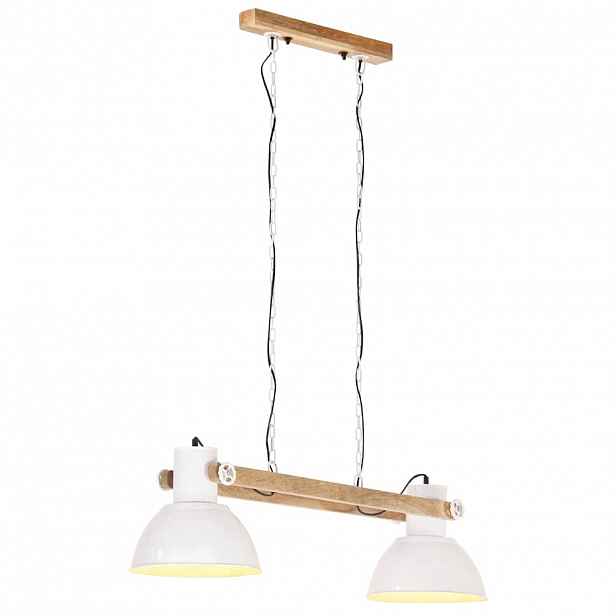 vidaXL Industriální závěsné svítidlo 25 W bílé 109 cm E27