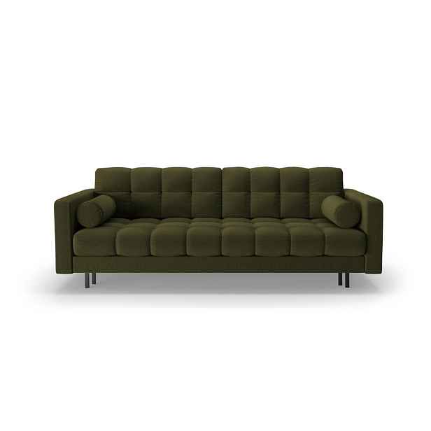 Zelená rozkládací/s úložným prostorem pohovka 222 cm Bali – Cosmopolitan Design