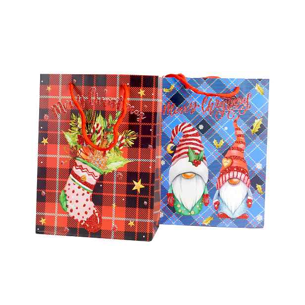 PROHOME - Taška vánoční 18x8,5x24cm různé motivy