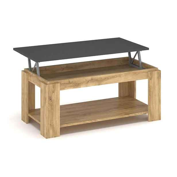 Casarredo Rozkládací konferenční stolek GERIT dub minerva/šedá