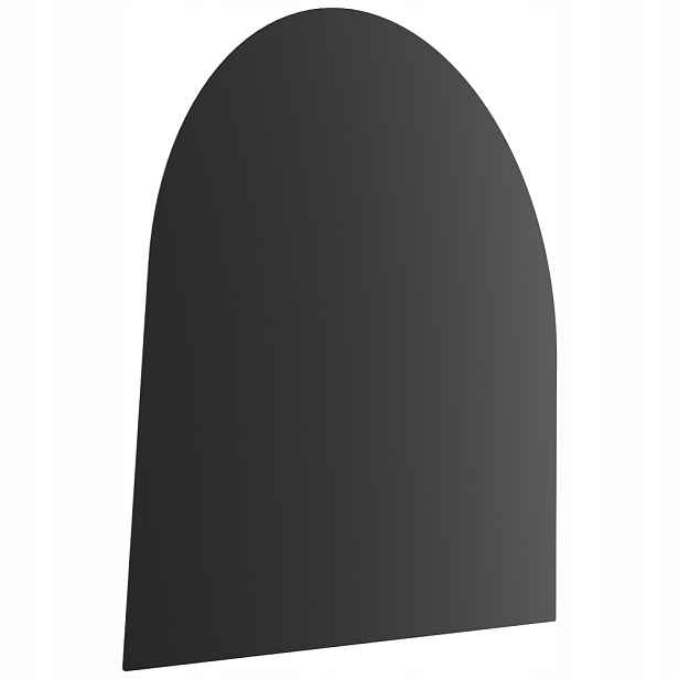 Ocelová základna pod kamna Vzor 3 100 x 100 cm černá