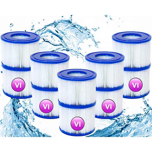 10 x Filtr Pro Bestway Lay-z-spa Čerpadla Jacuzzi 60311 Originální Typ Vložky
