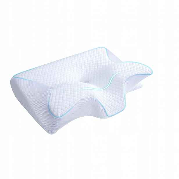 Homca ortopedický polštář z paměťové pěny 60 x 40 cm, ergonomický, bílý
