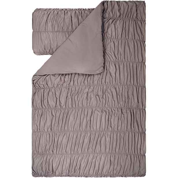Livarno® Ložní povlečení z mikrovláknitého saténu, 140 x 200 cm, 70 x 90 cm (šedohnědá)