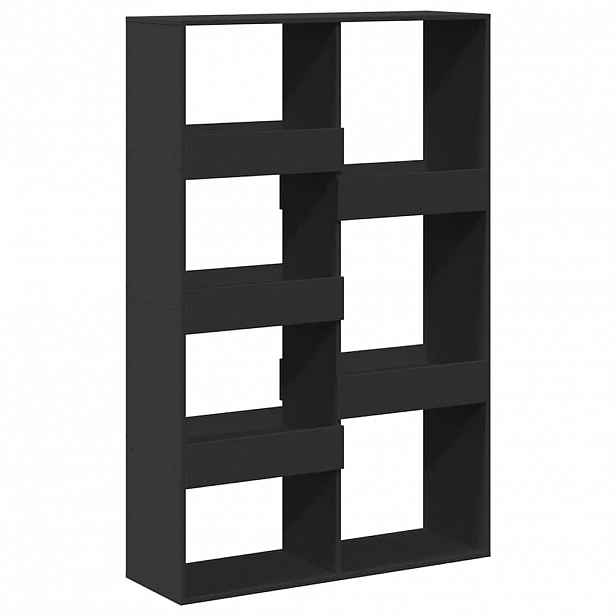 vidaXL Knihovna černá 100 x 33 x 155,5 cm kompozitní dřevo
