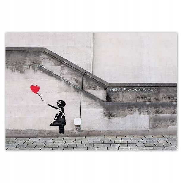 Fototapety 152x104 Banksy Dívka Balónek