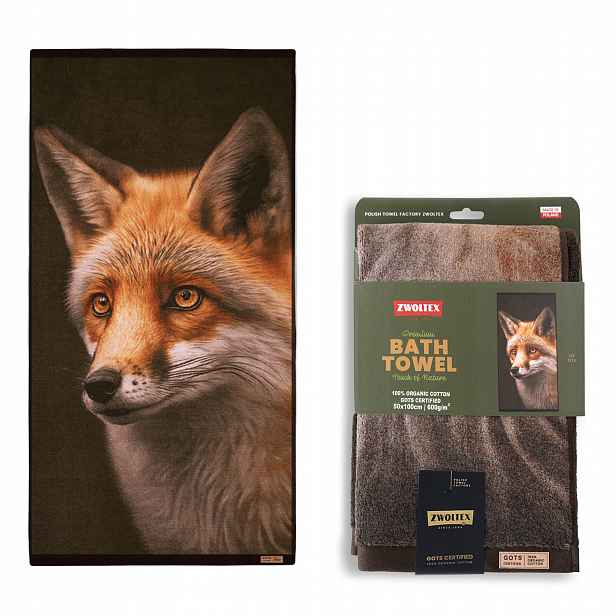 Lovecký bavlněný ručník Zwoltex rozměr: 50 x 100 cm 600 g vzor Lis