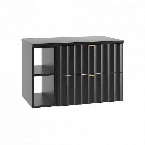 Petits-meubles SKŘÍŇKA POD UMYVADLO 80.6cm Lexa Černá