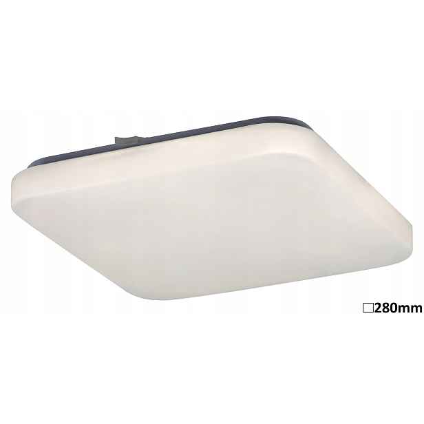Stropní Svítidlo 20W bílý čtvercový 28 cm neutrální světlo Rabalux