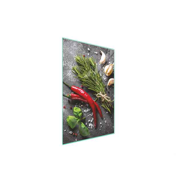 7v1 Skleněná Krájecí Deska 35x52 Chilli