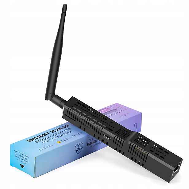Adaptér SLZB-06U Zigbee CC2652P Ethernet PoE Usb Lan Wifi pro Home Assistant