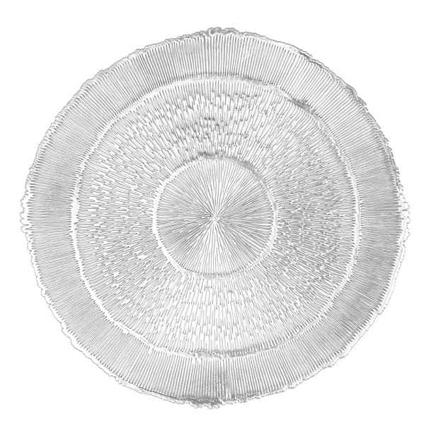 Prostírání ve stříbrné barvě Tiseco Home Studio, ⌀ 38 cm