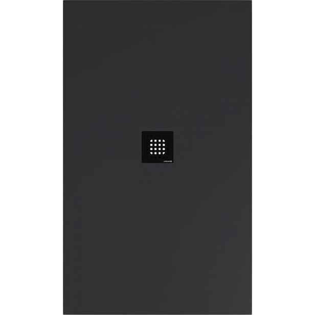 Sprchová vanička obdélníková Polysan Flexia 150x90 cm litý mramor antracit 72898.51