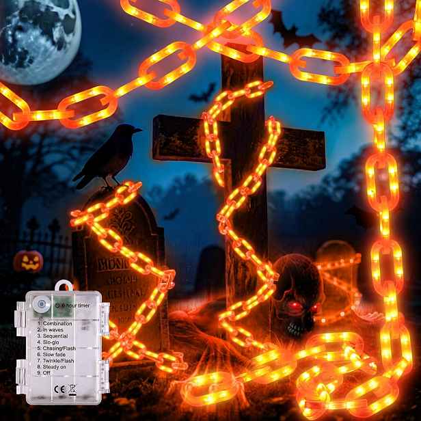 Světelný Řetěz 3 M 160 Led, Voděodolný, Napájený Bateriemi, 8 Režimů