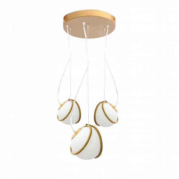 Závěsná Lampa APP1090-3CP Gold White E14