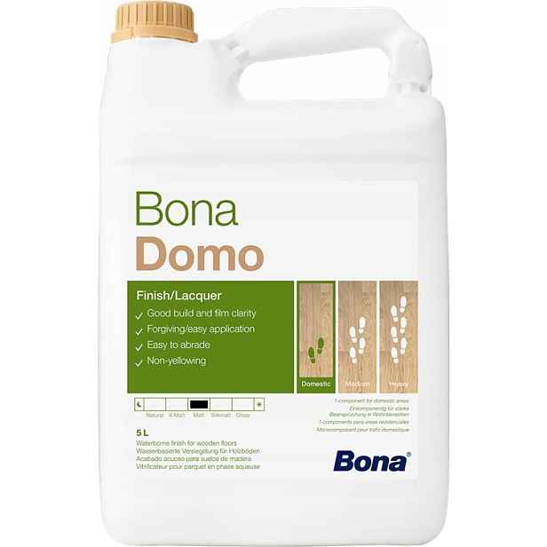 Lak Bona Domo 5L Mat na dřevěné podlahy
