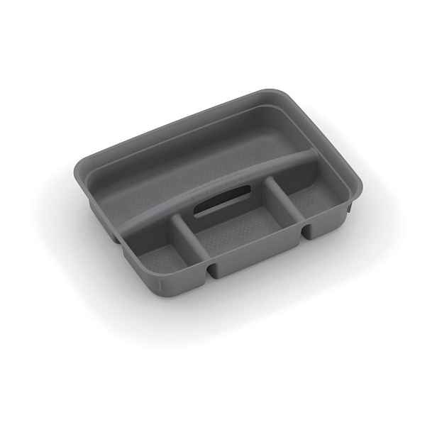 Šedý plastový rozdělovač do úložného boxu 35,5x26,5x8,5 cm K Latch Box – KIS