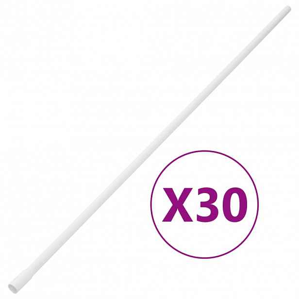 vidaXL Kabelové lišty Ø 16 mm 30 m PVC