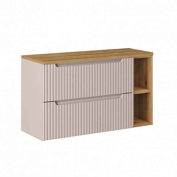 Petits-meubles SKŘÍŇKA POD UMYVADLO 100.4cm Riva Kašmír a dřevo