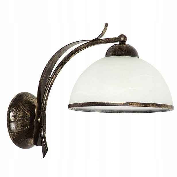 Nástěnné svítidlo se skleněným stínidlem Korfu 4035 Luminex