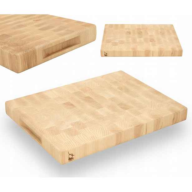 Prkénko Na Krájení End Grain Špalík Bukové Olejované 40x30x4 masivní S Logem