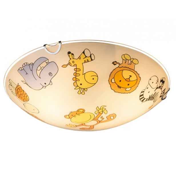 Stropní dětské osvětlení Kiddy 30 cm, zvířátka