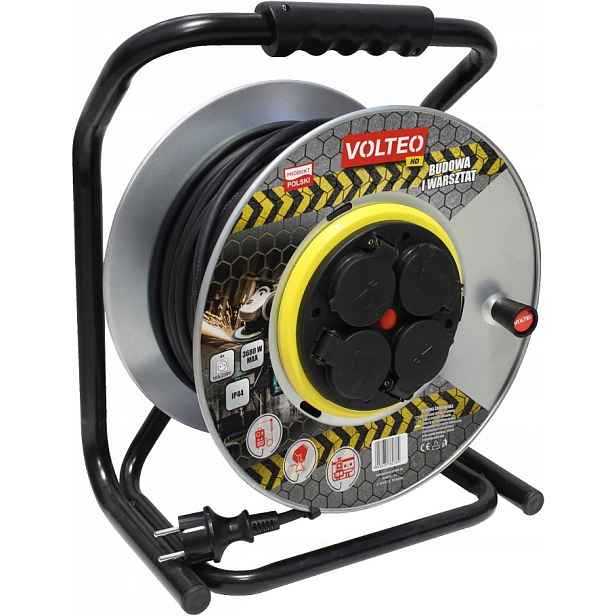 Prodlužovací Kabel Heavy Duty Kovový Buben 50 M H05RR 3*1,5 IP44