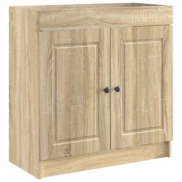 vidaXL Koupelnová skříňka pod umyvadlo Dub sonoma 56 x 37,5 x 81 cm