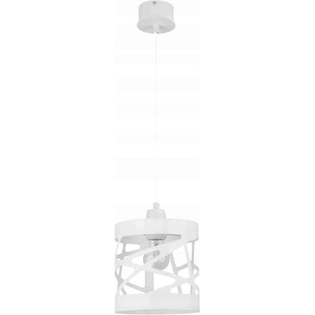 Dekorativní závěsná lampa, moderní designová, bílá, kulatá, 17 cm Sigma