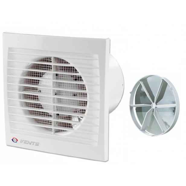 Koupelnový ventilátor Vents Fi 150 mm Snímač vlhkosti Časovač 292 m3h Ventil