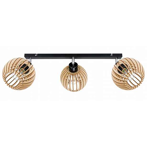 Lampa stropní svítidlo stropní lustr pohyb loft Dřevo 3