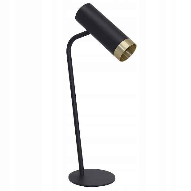 Polux Fado stolní lampa černo-zlatá 1xGU10 10W