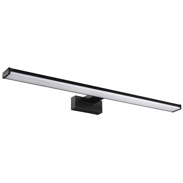 Sapho CHICAGO XL LED svítidlo, 600x120mm, 12W, 230V, IP44, plast, černá mat