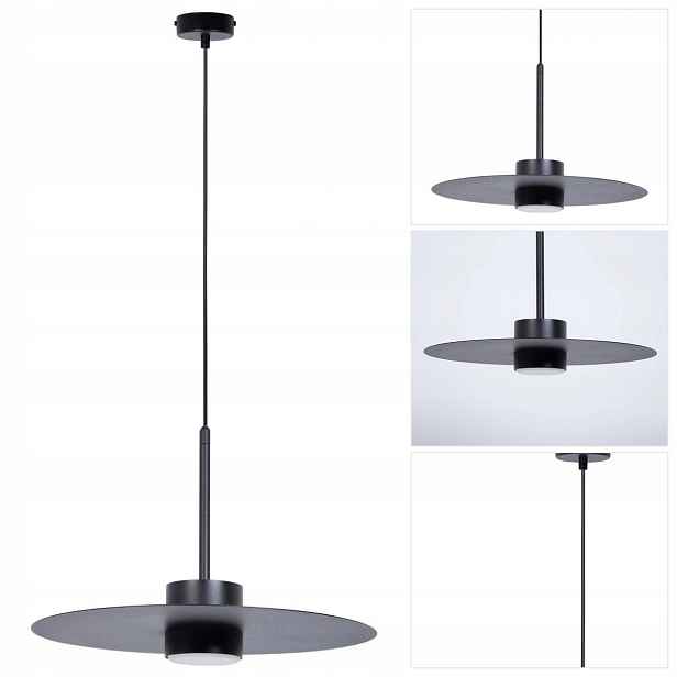 Černá závěsná lampa Charlie moderní nad bar v kuchyni Sigma Lighting