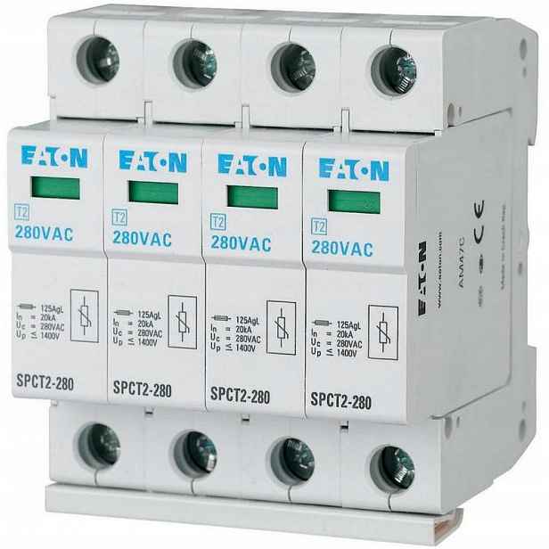 Eaton Omezovač Přepětí T2 4P 4M 280V 20/40kA SPCT2-280/4 Din_icon