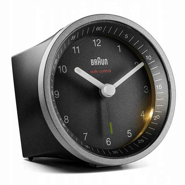 Klasický Budík Braun BC07SB-RC Alarm Snooze Dcf