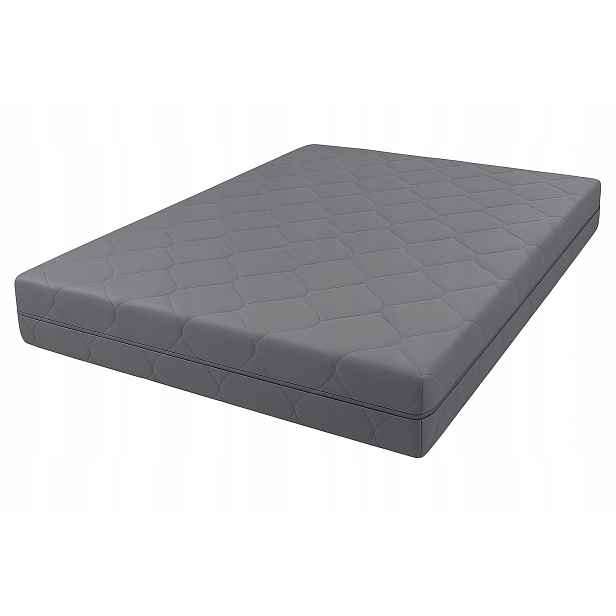 Obal Na Matrace Prošívaný Na Zip 160x200x20 Grafit