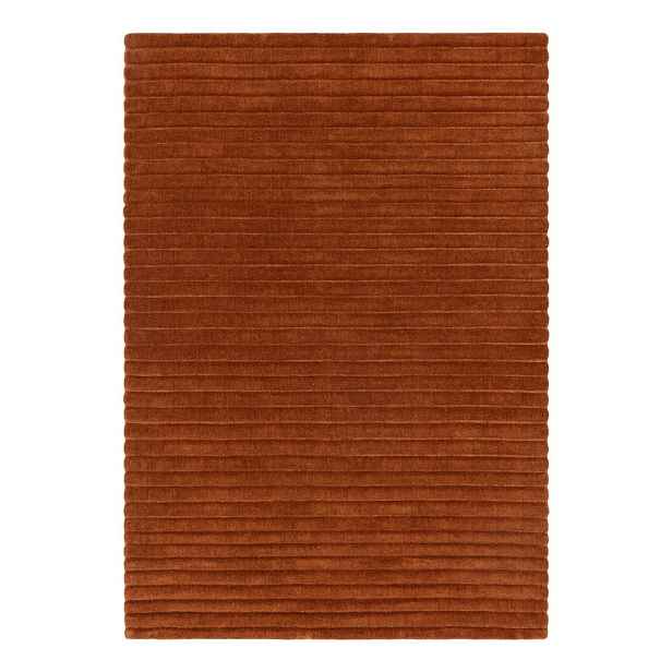Ručně tkaný vlněný koberec v terakotové barvě 200x290 cm – Asiatic Carpets