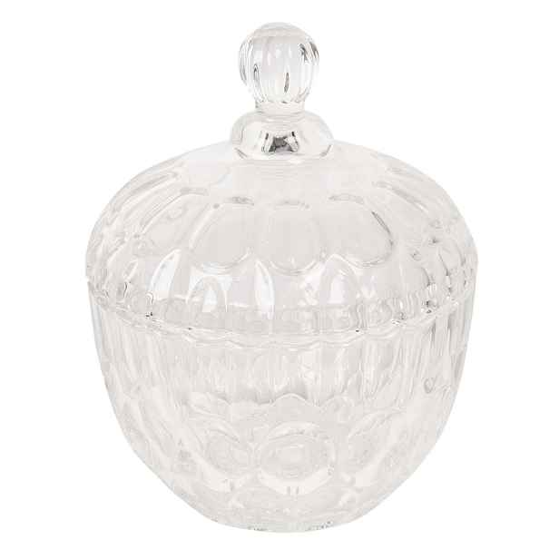 Skleněná dóza s víkem na cukrovinky – Ø 14*17 cm Clayre & Eef