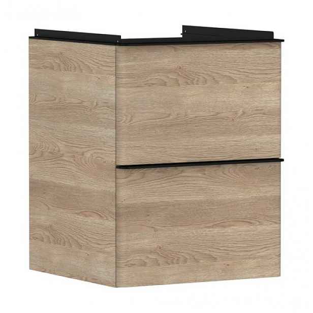 Skříňka pod umyvadlo bez umyvadla Hansgrohe Xelu Q 48x62,5x47,5 cm přírodní dub 54021670