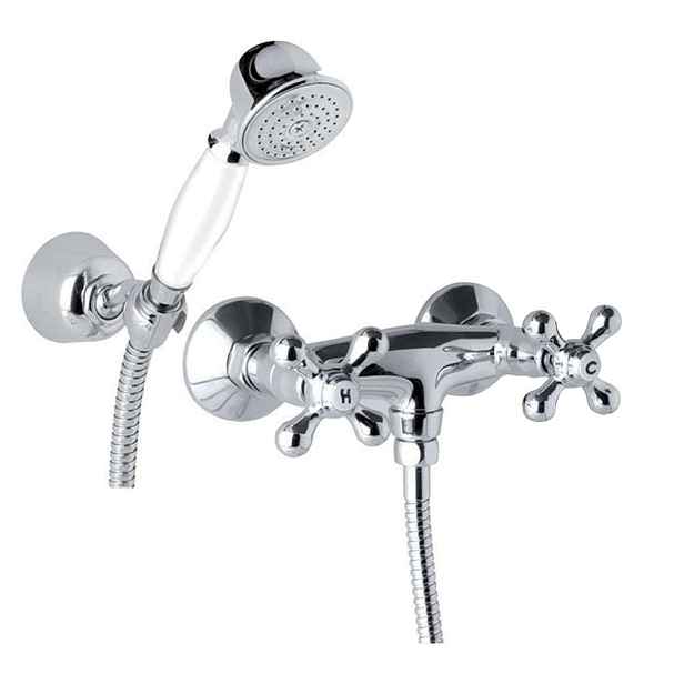 Baterie sprchová nástěnná Mereo Retro Viktorie CBL601A 100 mm chrom