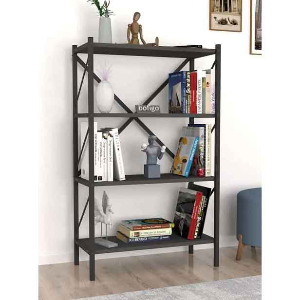 Casarredo Regál KEPLER antracit 4 police